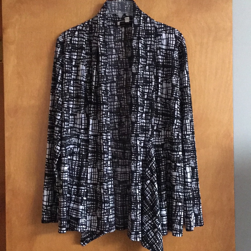 Black and white EVAN-PICONE  Cardigan